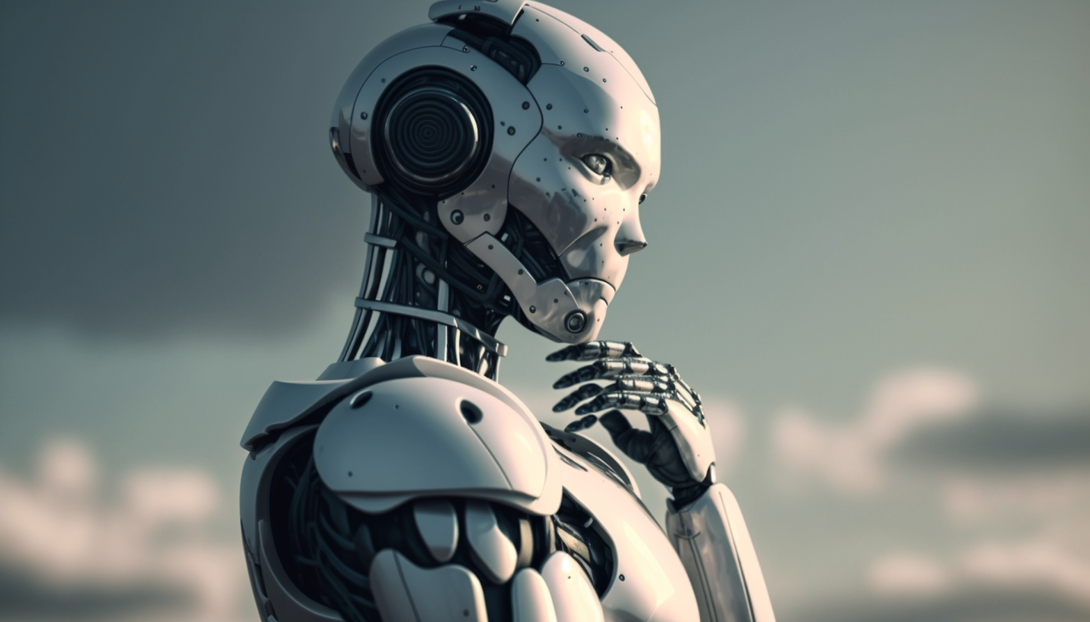 A thinking robot